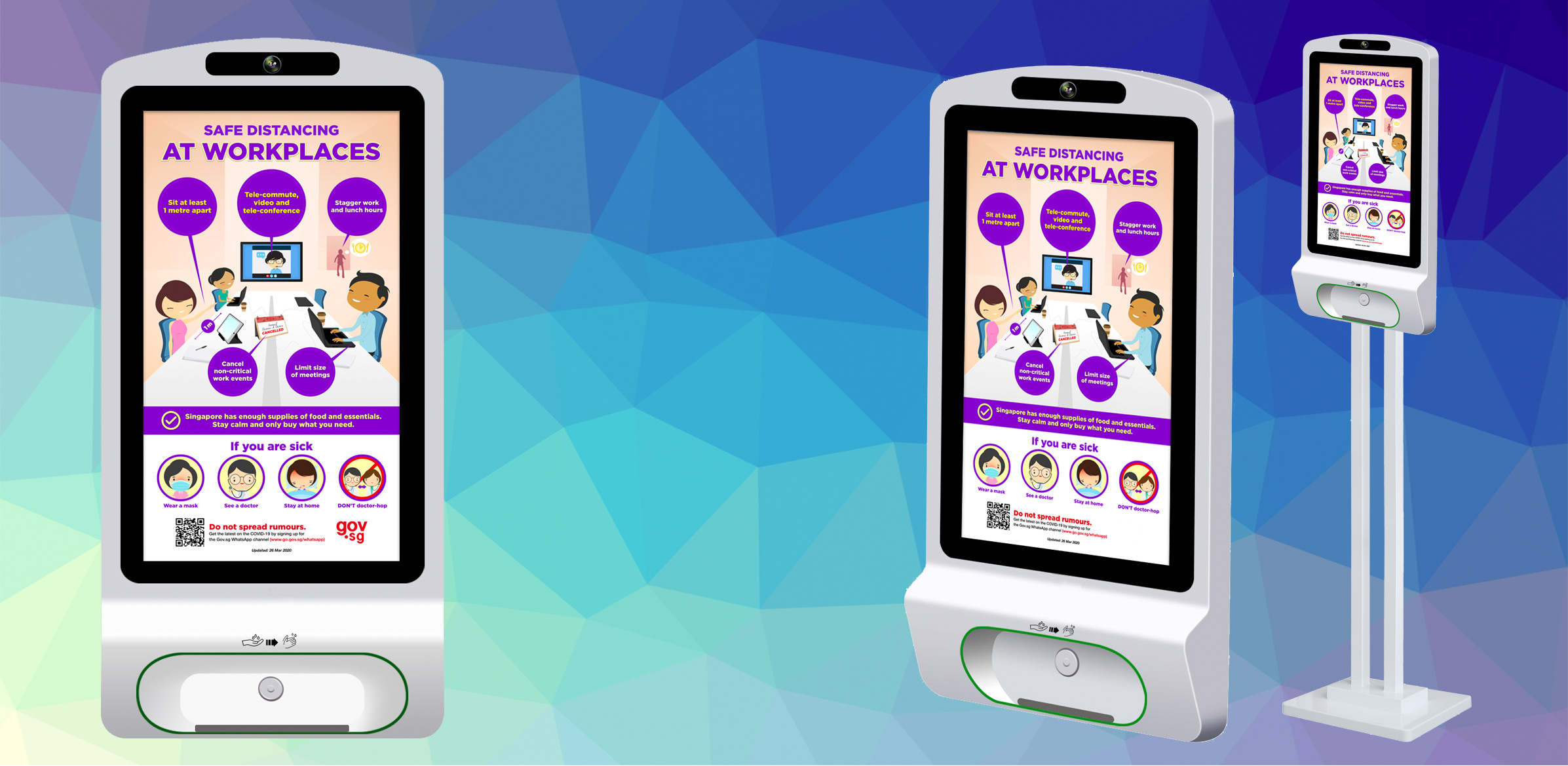 Hand Sanitizer Display