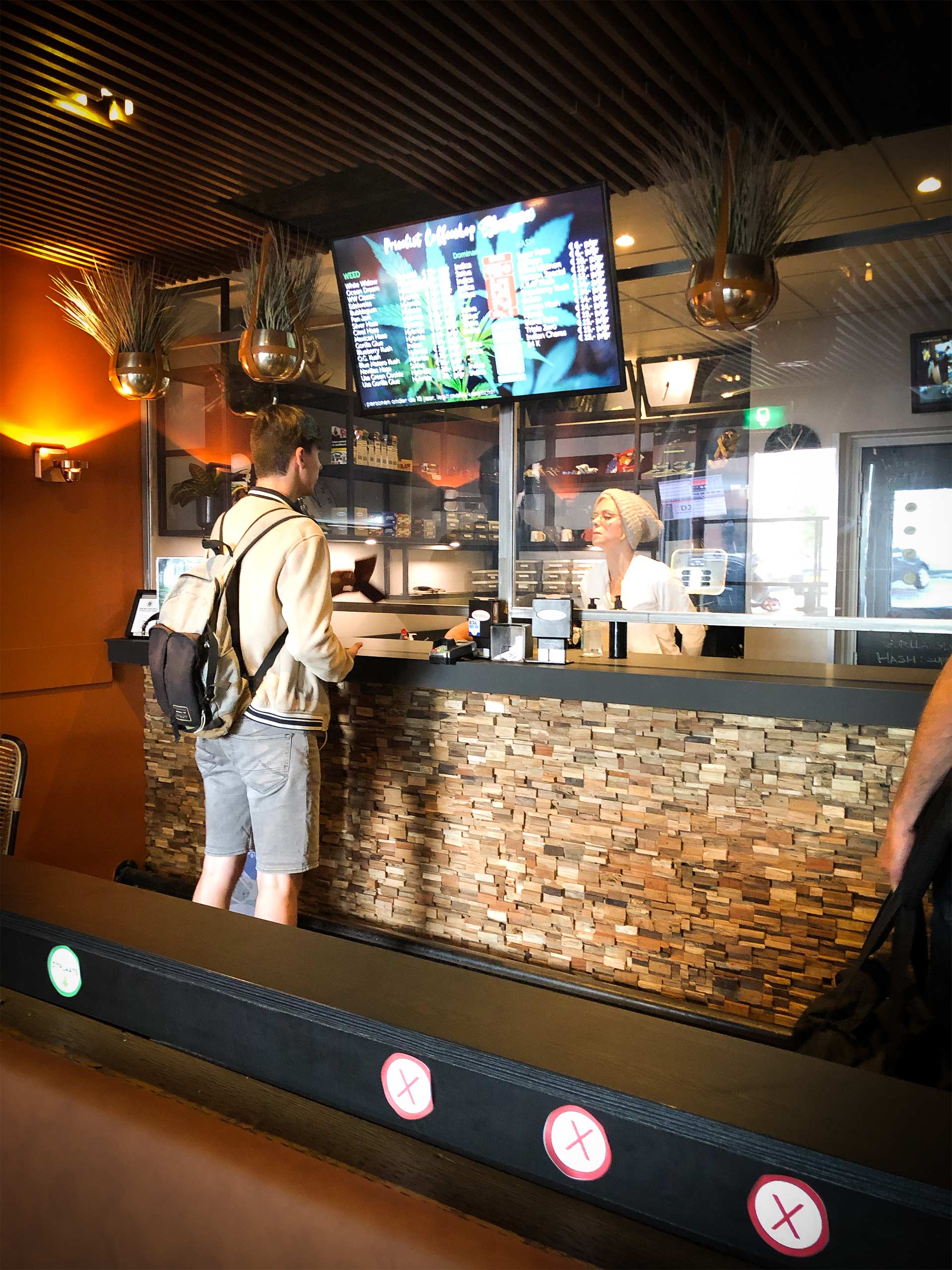 Interactief menubord voor Coffeeshop Horizon Amersfoort