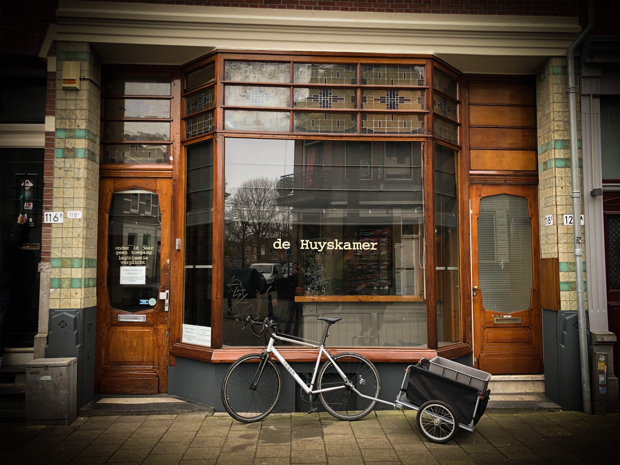 Digitale menuborden Coffeeshop de Huyskamer Rotterdam