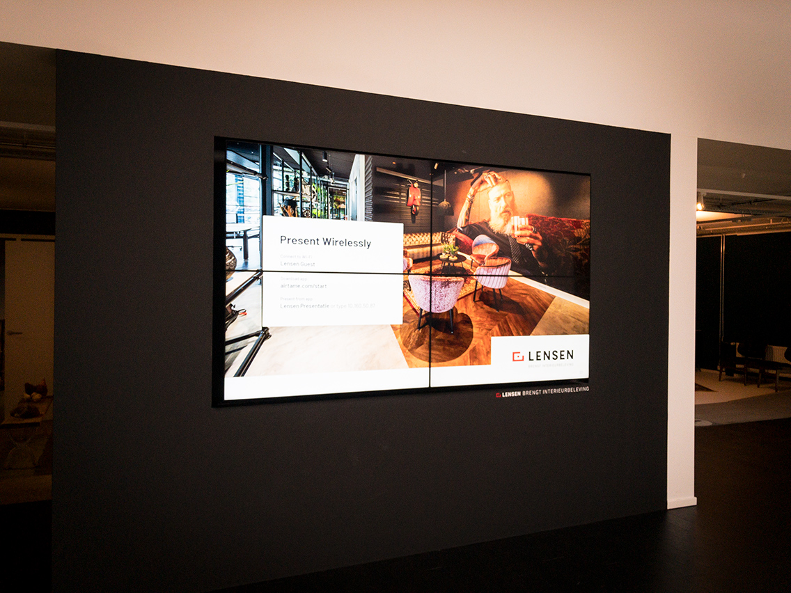 Digital Signage voor Lensen Zaltbommel